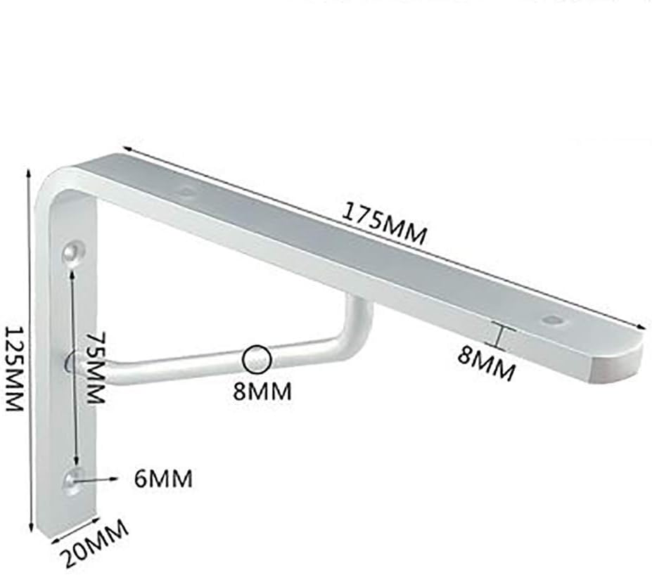 Supports Shelves Wall,Corner Bracket,Support Heavy Duty Bracket Triangle Bracket Bookcase Bracket Shelf Storage Bracket Shelf Bracket Right Angle 2pcs Maximum Load 150kg (Size : 220 * 400mm) (Size :