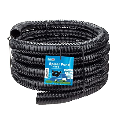 Black Corrugated Flexible Pond Hose Fish Garden Filter Pump Marine Flexi Pipe 20 25 32 38 40 50mm - 1 1.25 1.5 2 (40mm (1.5) 1 Metre)