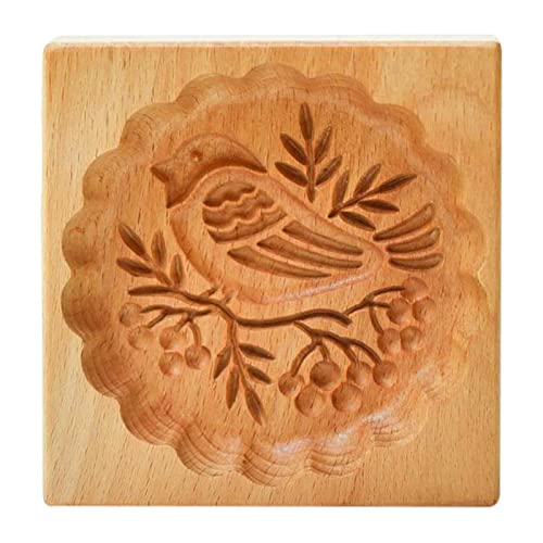 Wooden Baking Mould, Wooden Baking Mould, Animal Shape Cookie Moulds, Cookie Stamp, Cookie Cutter, Wooden Model Baking Mould, Cookie Cutter for Biscuits, DIY Gingerbread, Mooncakes, Biscuit
