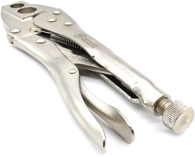 Interstate Pneumatics H6 V-Grip Type Crimper – 2 Opening 2 Dies for 1/4” & 3/8” Hose