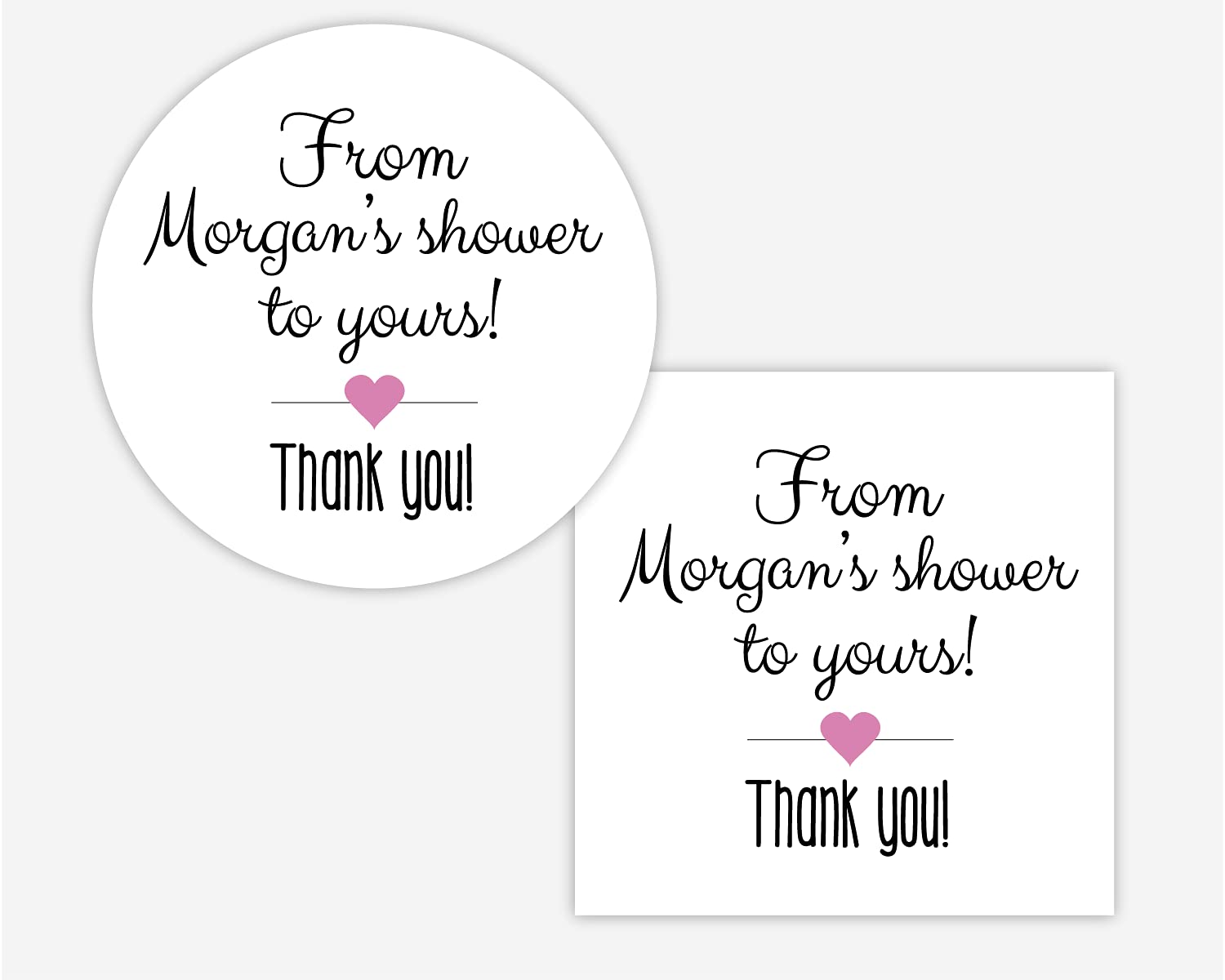 Baby Shower Stickers From My Shower To Yours Pick your