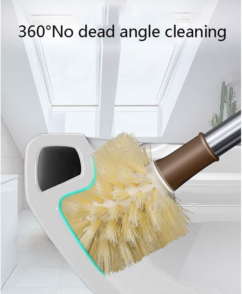 escobilla WC Escobilla de Inodoro con Estilo, Cepillo de Inodoro de Mango Largo, Ideal para Limpiar, Cepillo Limpiador de Inodoro, Almacenamiento de baño, depurador de Inodoro Eficiente