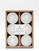 Vela Decorativa Ecológica, 5x5 cm, Kit com 6 Unidades
