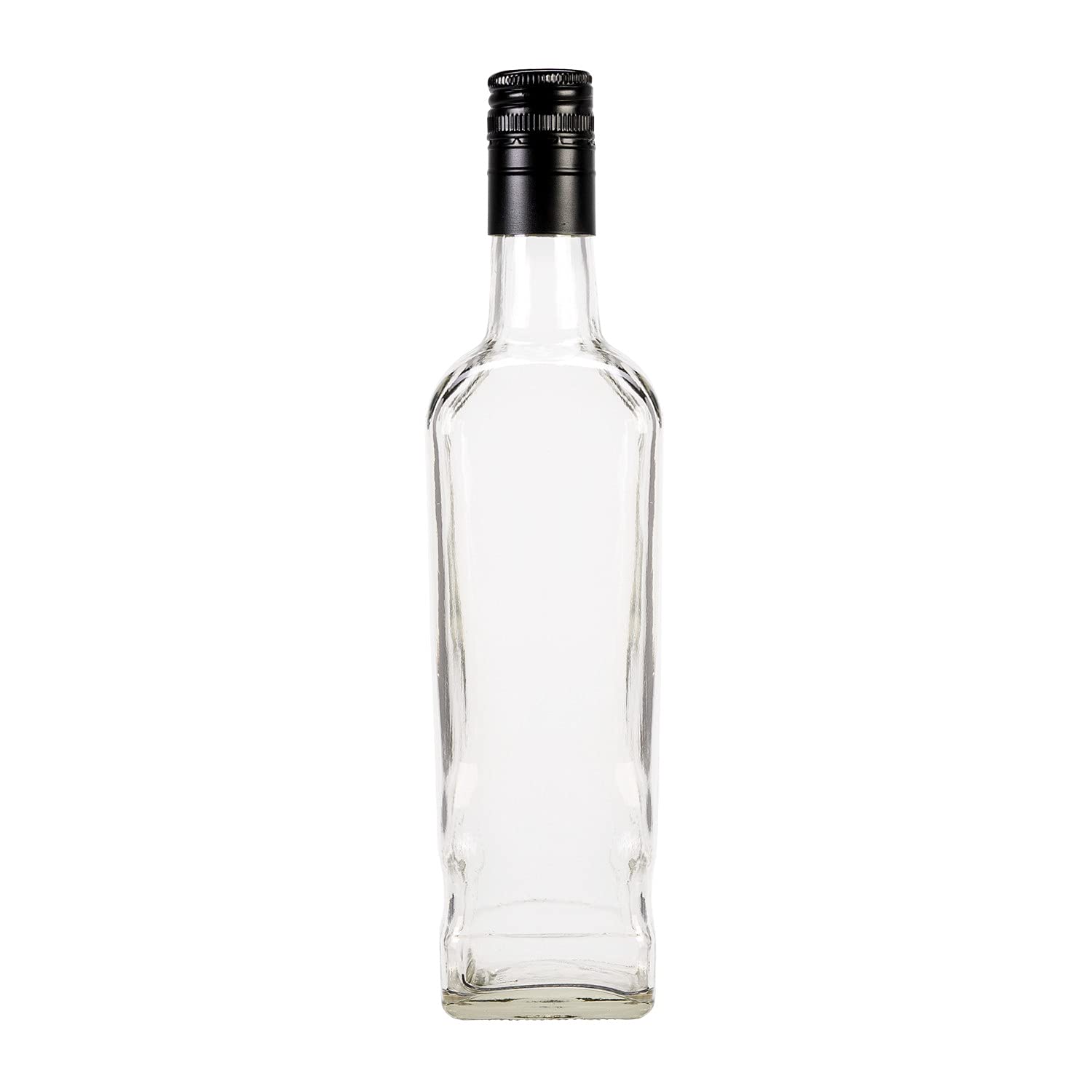 Set de 500 ml Botellas Walker 50 unidades, Bottles Glass Beverage Bottles – Botellas vacías de cristal para rellenar, botellas decorativas, vidrio elegante y moderno – botellas de vidrio (50, 500 ml)