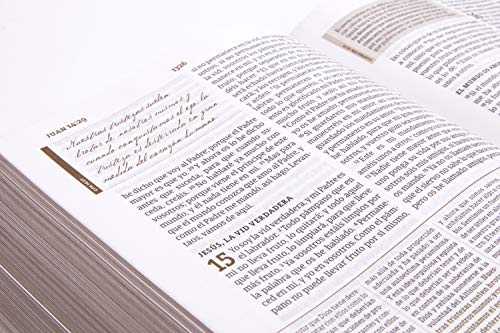 Image of RVR 1960 Biblia de estudio Spurgeon, negro /marron simil piel (Spanish Edition)
