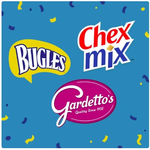 Sweet Savora Bugles Chex Mix Gardetto's Family Favorites Variety Pack, Snack Bags, 40 ct