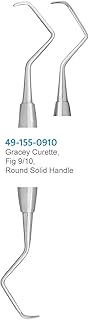 Gracy Curette, 9/10, Scaler, Professional Quality Dental Instrument,Stainless Steel