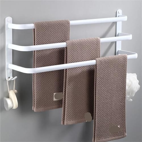 Étagère de douche murale blanche en aluminium pour retrouver une salle de bain zen