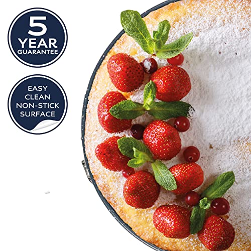 Russell Hobbs RH02176EU7 Nightfall Stone Springform Cake Tin - 24cm Non-Stick Loose Bottom Baking Pan, Carbon Steel Round Oven Tray For Sponge Cakes, Cheesecakes, Pies, Easy Release Cake Mould - Image 3
