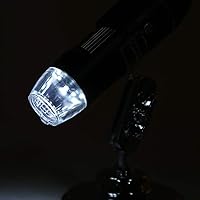 Vista 4 de Microscopio USB, 50X-500X 0.3MP Microscopio LED Lupa USB para computadora con soporte para verificación industrial de PCB, evaluación de joyas