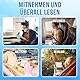 Silvergear® Ebook Reader mit Hintergrundbeleuchtung | 6-Zoll E-Ink-Touchscreen | 4 GB Speicher für 3000+ E-Books | E-Reader | Blendfrei und Leicht | Blau