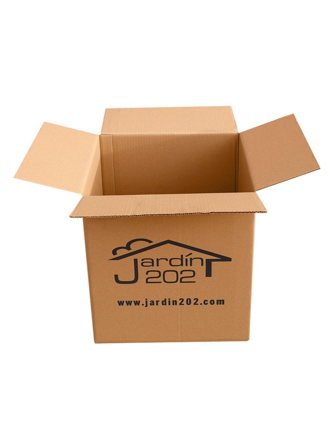 Jardin202 - Cajas de Cartón para Mudanza y Almacenaje – Varias Medidas, Resistentes y Reutilizables - Set de Cajas de Cartón Multi-Tamaño | 40x50x33cm - Pack 20 uds