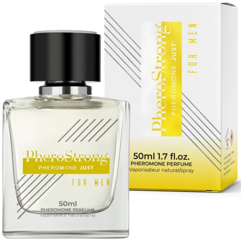 Pheromone Just For Men – Perfume con Feromonas para Hombre | Fragancia Fresca con Cítricos, Cedro y Almizcle | Atracción Natural para Día y Noche