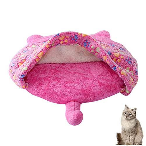 Saco De Dormir Para Gatos Premium,Saco De Dormir Para Gatos Em Forma De Semi-caverna, Design De Cave