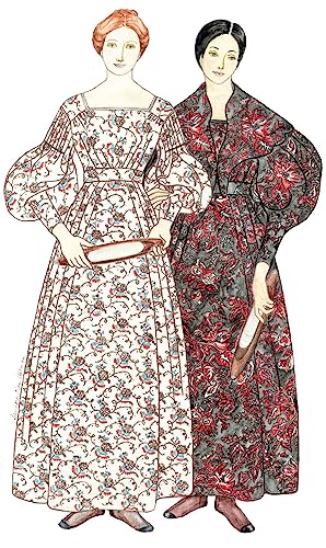 1820s Lowell Mill Dress Sewing Pattern - Authentic Historical Work