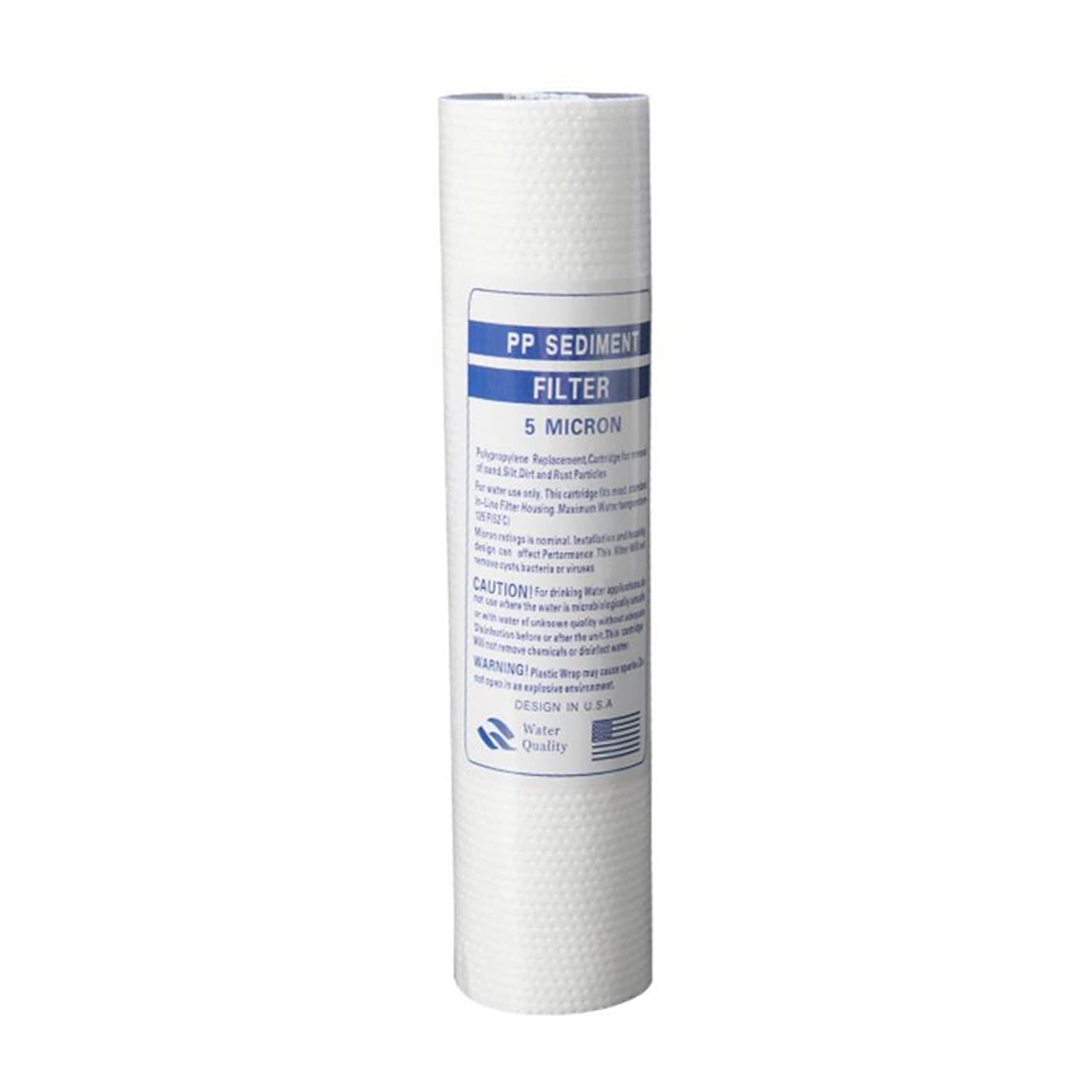 10 sztuk 5 mikronów Pp Spun polipropylen osadowy wkład do filtra wody odwrócona osmoza 10 Cal pp filtr bawełniany 100g Bezpieczne materiały(1 micron)