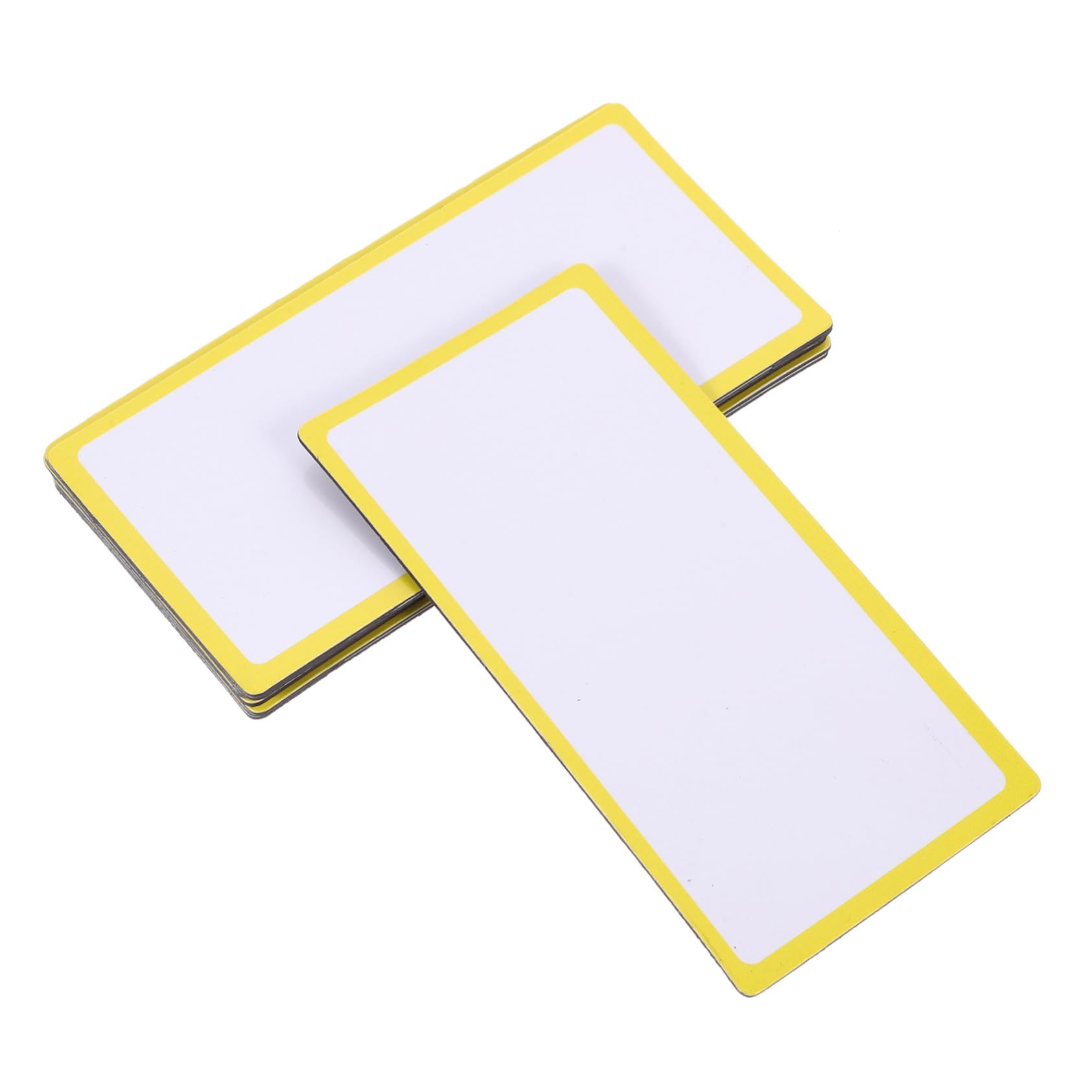 Housoutil 3 Sätze Magnetische Namensschilder Wiederverwendbare Beschriftungs Magnetetiketten Für Whiteboards Und Kühlschränke Abwischbar Vielseitig Einsetzbar 10 Stück * 3