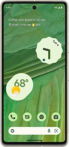 Image of Google Pixel 7 5G, 128GB, Lemongrass - Unlocked (Renewed)