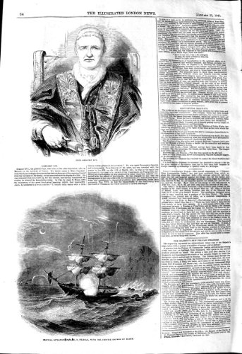 RANÇON 1845 DE CHINOIS DE PÉLICAN DE BATEAU DE PAPE GREGORY XVI RANÇON 1845 DE CHINOIS DE PÉLICAN DE BATEAU DE PAPE GREGORY XVI