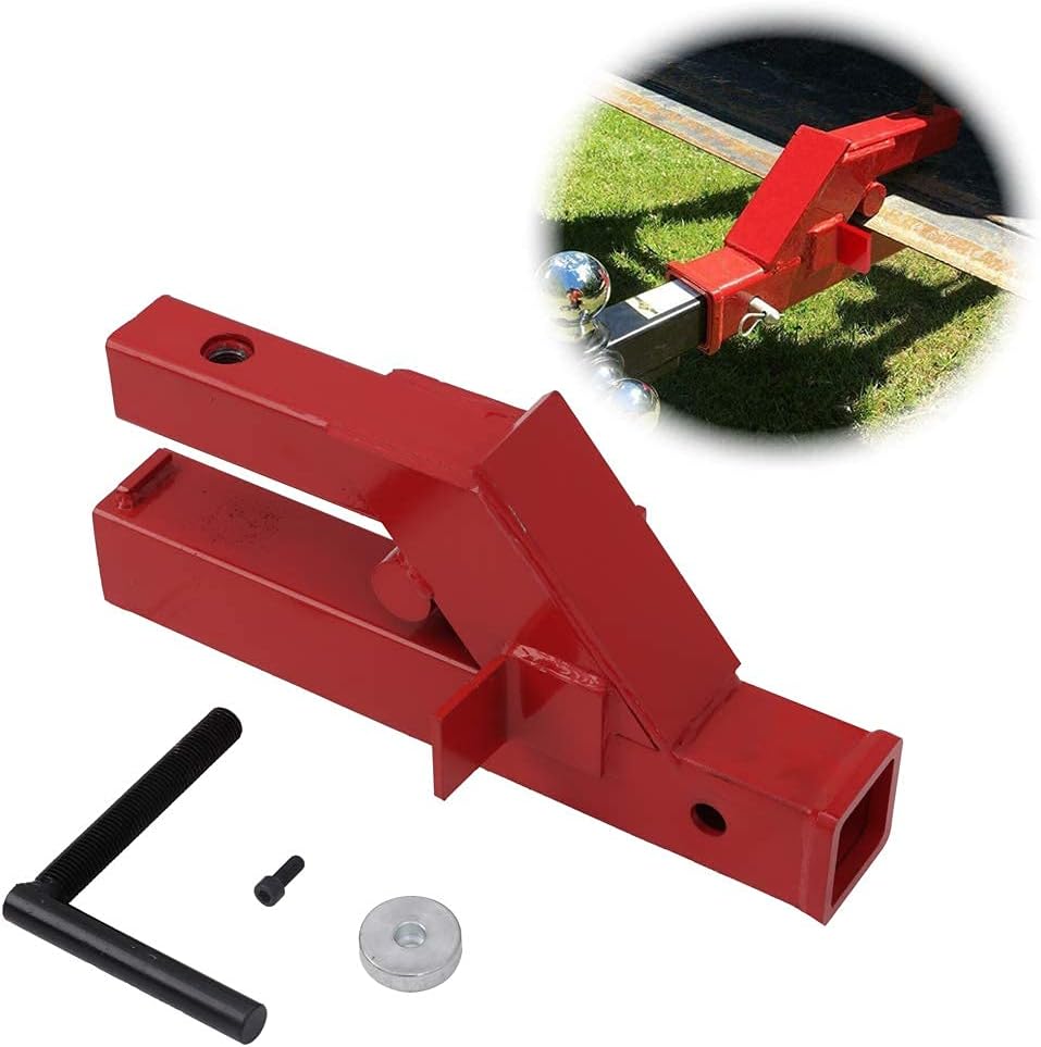 New Clamp On Trailer Hitch 2" Ball Mount Receiver Deere Bobcat Tractor