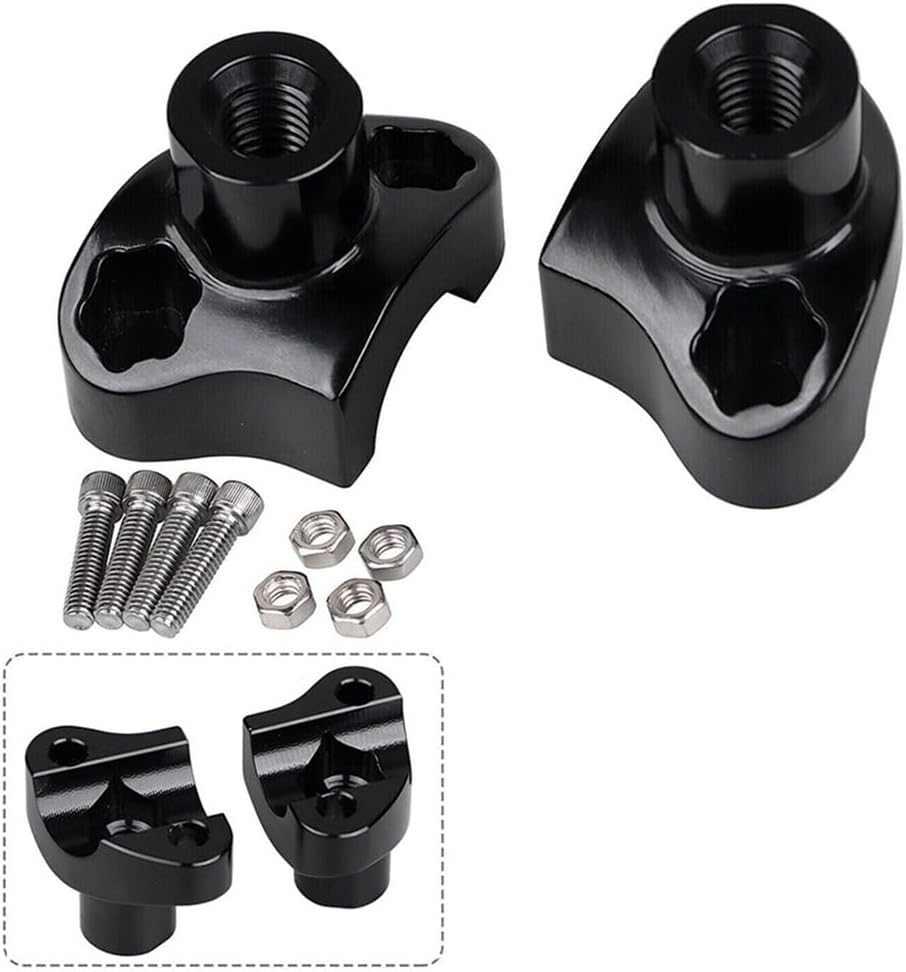 Handlebar Risers 1In Handlebar 1 1/2In Risers for for Dyna for Softail for Sportster XL 883 1200 Motorcycle Handlebar Gripper