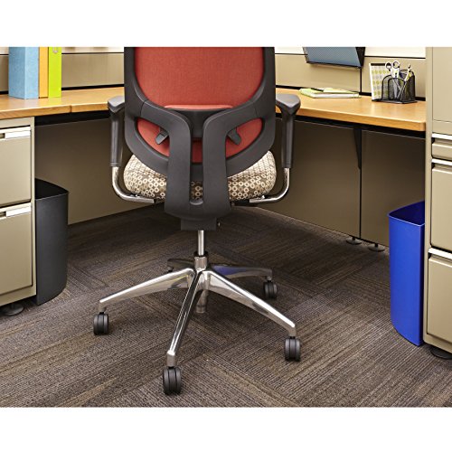 Safco Products 9928Bb Desk-Side Waste Recycling Receptacle; 7-Gallon; Black And Blue #TOP2