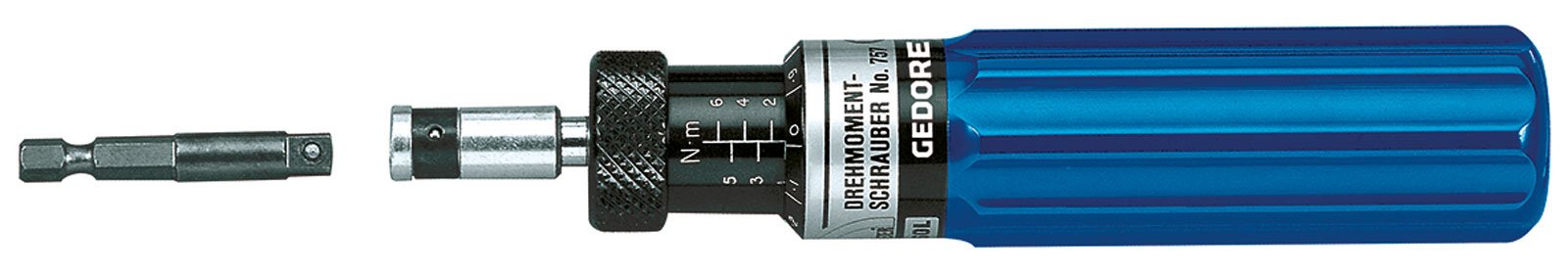 Gedore 757-​06 - Atornillador dinamométrico S (1/​4", 1-​6 Nm)