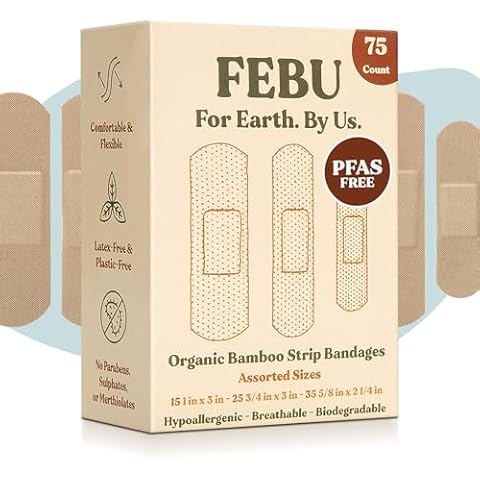 FEBU Eco-Friendly Organic Bamboo Fabric Bandages Cover