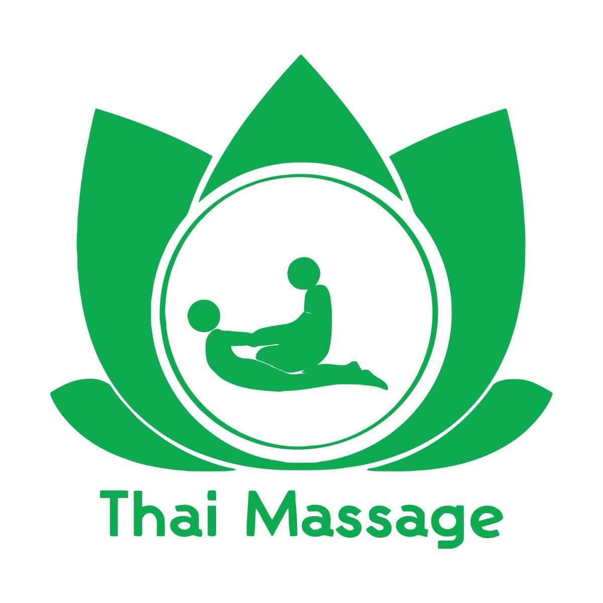 Thai Massage Wall Decals Beauty Salon Shop Window Decor Art Mural Wall Stickers Home Decoration Accessories for Woman Room Small - 28x28cm