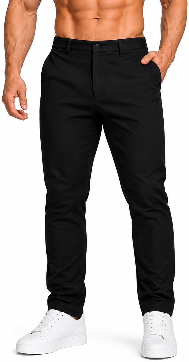 Jed North Mens Stretch Fitness Pants Lightweight Athletic