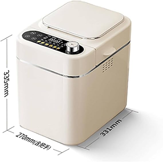 220v Digital Bread Maker, Breadmaker with Nut Automatic Dispenser,with Timer Delay, Keep Warm Setting, Gluten and Sourdough Options