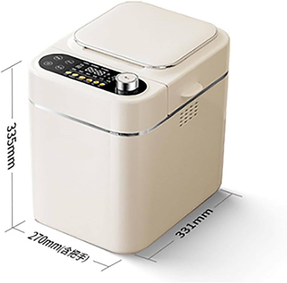 Brotbackautomat, Edelstahl Automatischer Spender, 500g Kapazität, 26 voreingestellte Funktionen, LCD-Touchpanel, Teigbereiter & Marmeladenfunktion – Bild 7