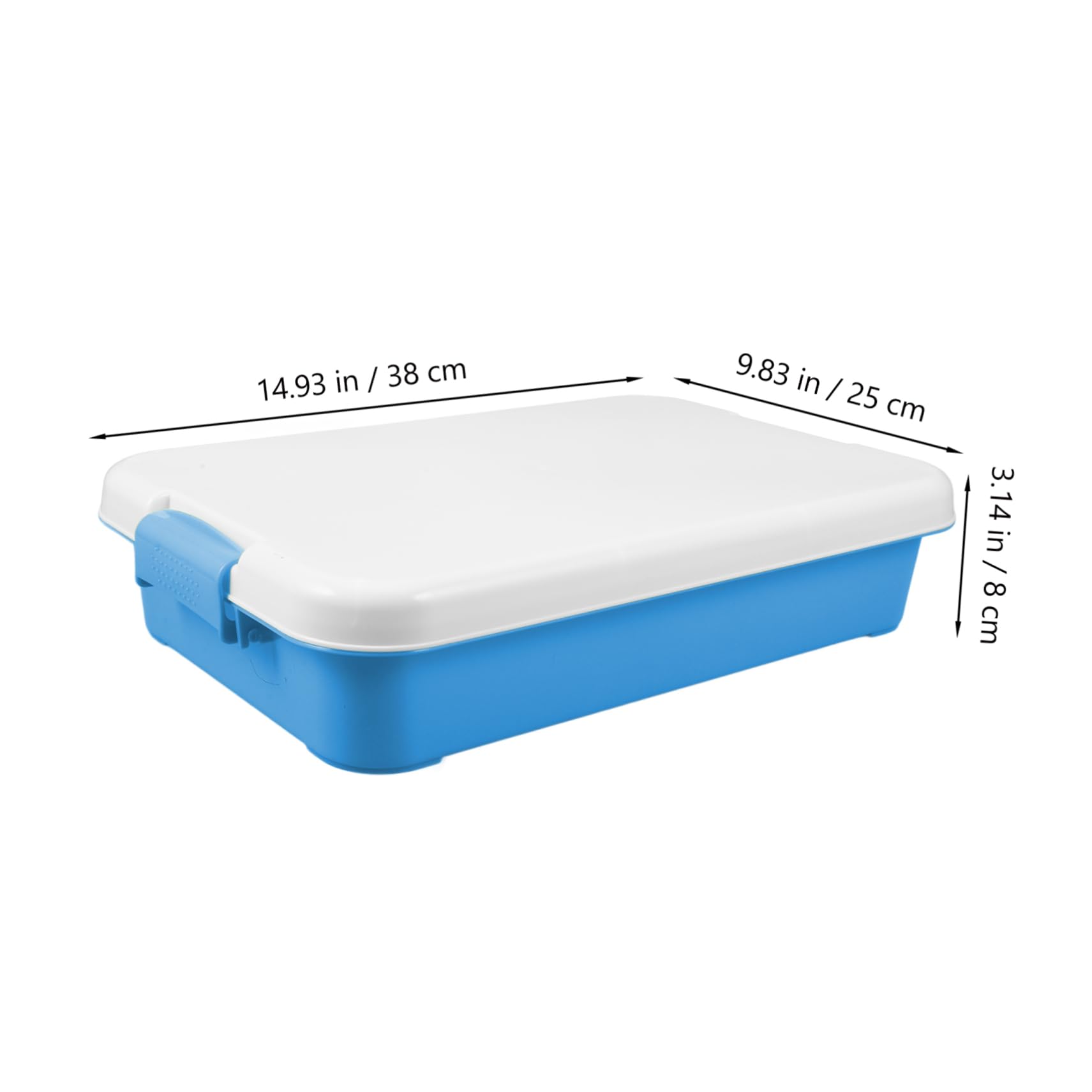 KONTONTY Outdoor Sand Tray for Portable Lidded Sandbox Storage Box Break Resistant Plastic Sand Tray Convenient Storage for Beach and Backyard Fun for Organization