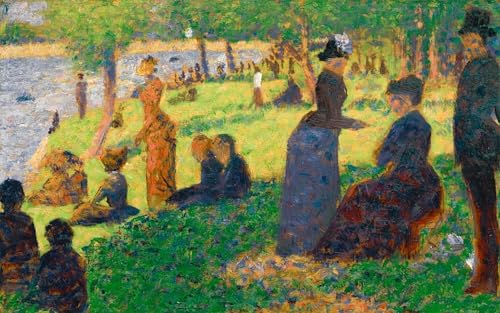 Tableau Toile Seurat SERENDIPITP Fini les Murs Vides Peinture Décorative Murale 60x90