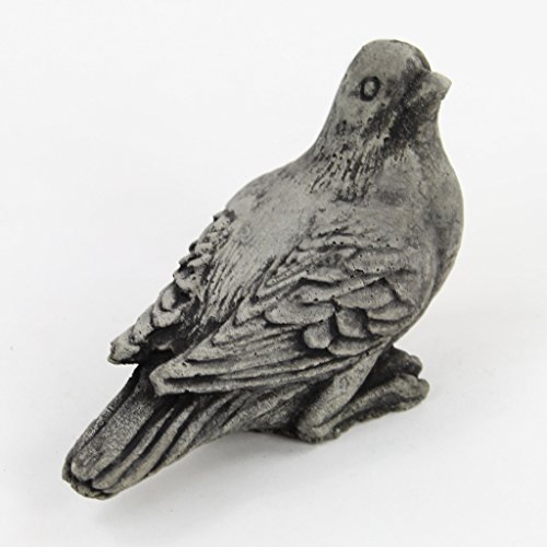Lark Bird Concrete Statue Cement Birds Figurines Cast Stone Bird Bath Figure Back Yard Art