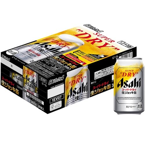 Amazon.co.jp: アサヒ スーパードライ生ジョッキ缶340ml1ケース(24缶入