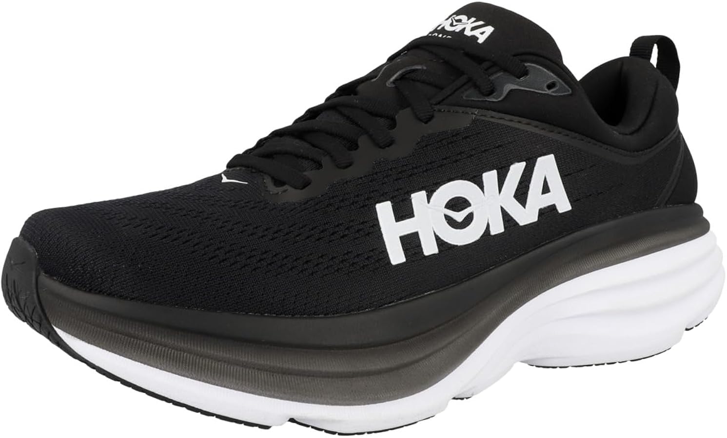 Amazon | HOKA ONE ONE(ホカ オネオネ) M BONDI 8 BLACK/WHITE 25.5CM