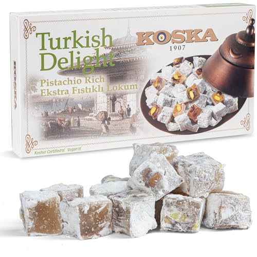 Delícias turcas com pistácios 500 g Turkish delight with pistácios 500 g