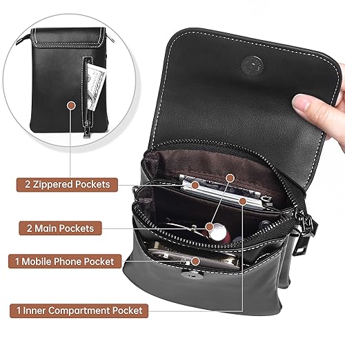 OIDERY Crossbody Bags for Women Small Cell Phone Wallet Purse with Adjustable Strap Women's Shoulder Handbag2