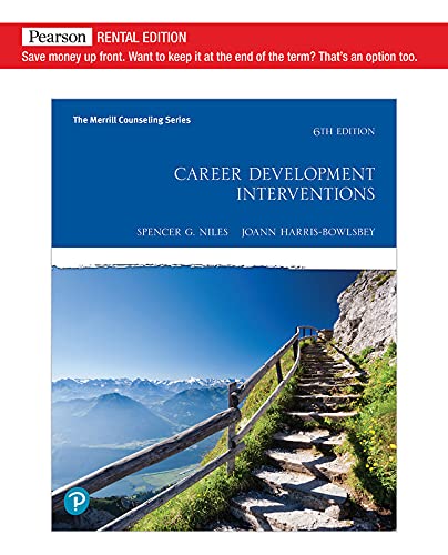 Career Development Interventions [RENTAL EDITION] 0135842638 Book Cover