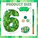16 Inch Pixel Number 6 Pinata, Birthday Pinata with 16 Inch Piñata Stick Blindfold Confetti for Kids 6th Birthday Party Decorations(6th)