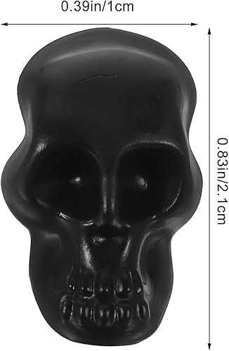 Miniatura 2 de PRETYZOOM 100 piezas mini estatua de cabeza de calavera mini cabeza de calavera decoración de Halloween mesa accesorios de decoración