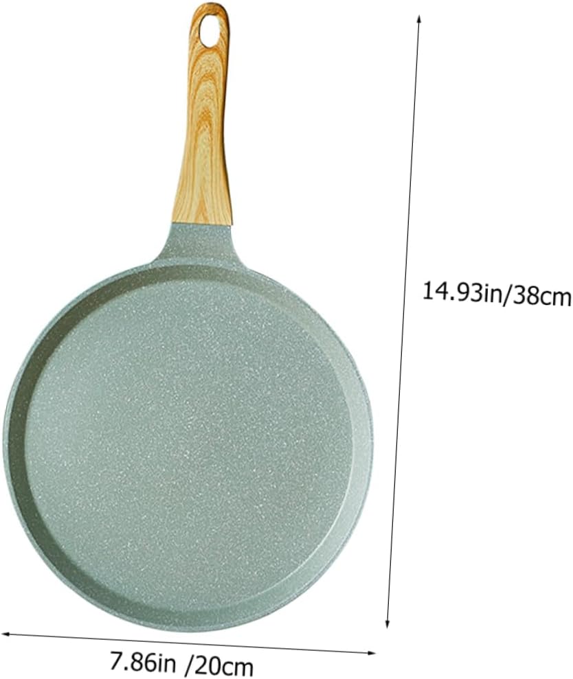 Healifty Nonstick Frying Pan for Eggs and Pancakes Versatile Cooking Tool for Home Kitchen Compatible Induction and Gas Stoves Easy to Clean and Maintain Avocado