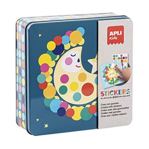 APLI - Luna Juego de Gomets en Caja Metálica Cover