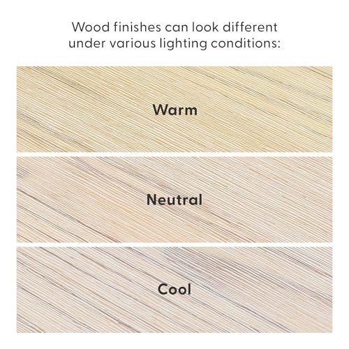 Plank+Beam Modern Coffee Table, Rectangular, 48 Inch, White Sand Wirebrush by Plank+Beam - Used condition - Image 9