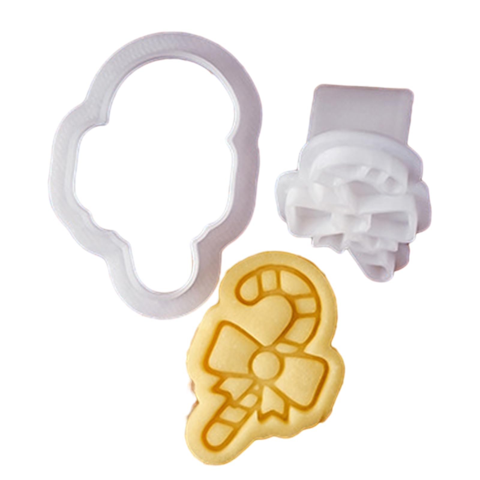 Kalttoy Christmas Cane Christmas Cookie Christmas Themed Biscuit Molds Baking Cookie Embossing Molds For Festive Baking Mold