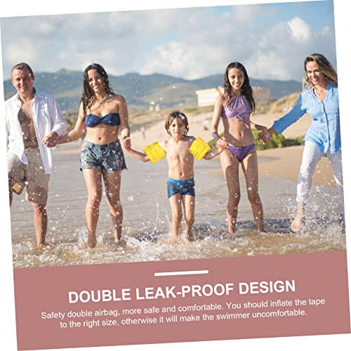 SKISUNO 2 Pçs Braçadeira De Natação Manga De Água Crianças Floaties Para Braço De Piscina Floaties B