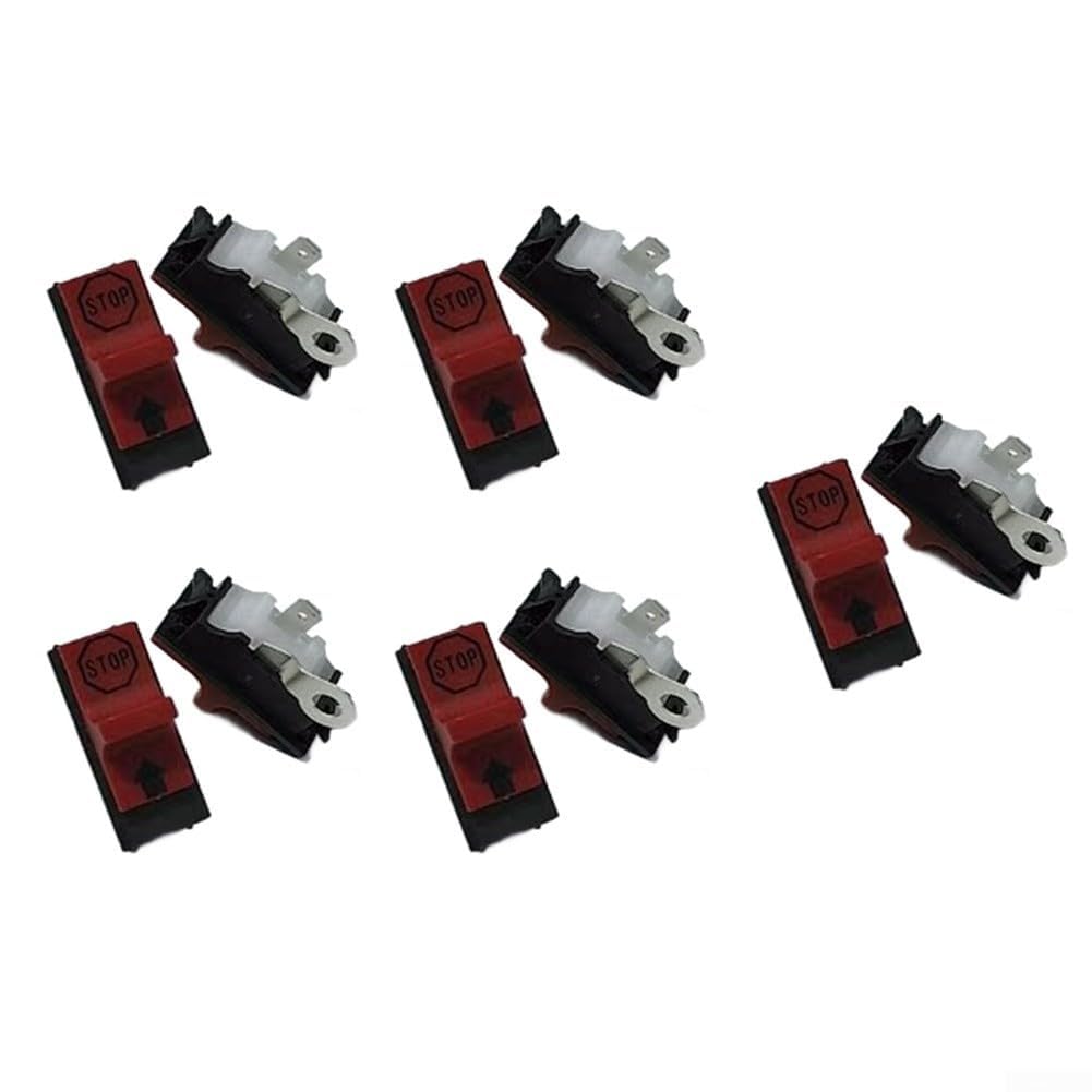 CuddleCraft Rocker-Style Stop Start Switch Replacement Pack 10pcs for For 365XT 372XP 371 372 336 385 390 Chainsaws OEM Cross Reference 503718201 503098302,Feet pointing down