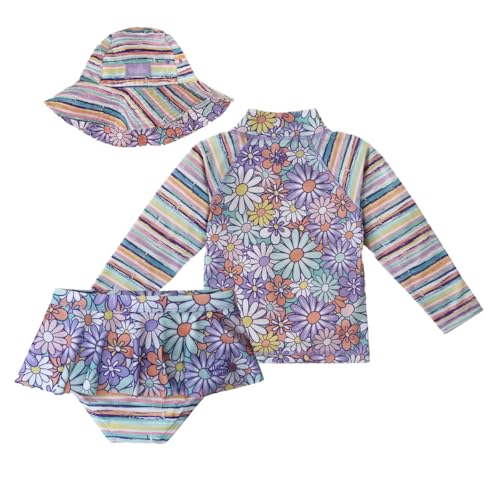 Image of UV SKINZ UPF 50+ Girls' 3-Piece Swim Set