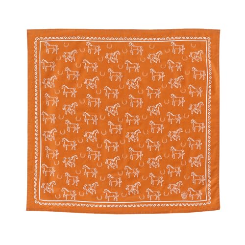 Daydream Society Bandana - Horse Design - Brown - Unisex-Adults